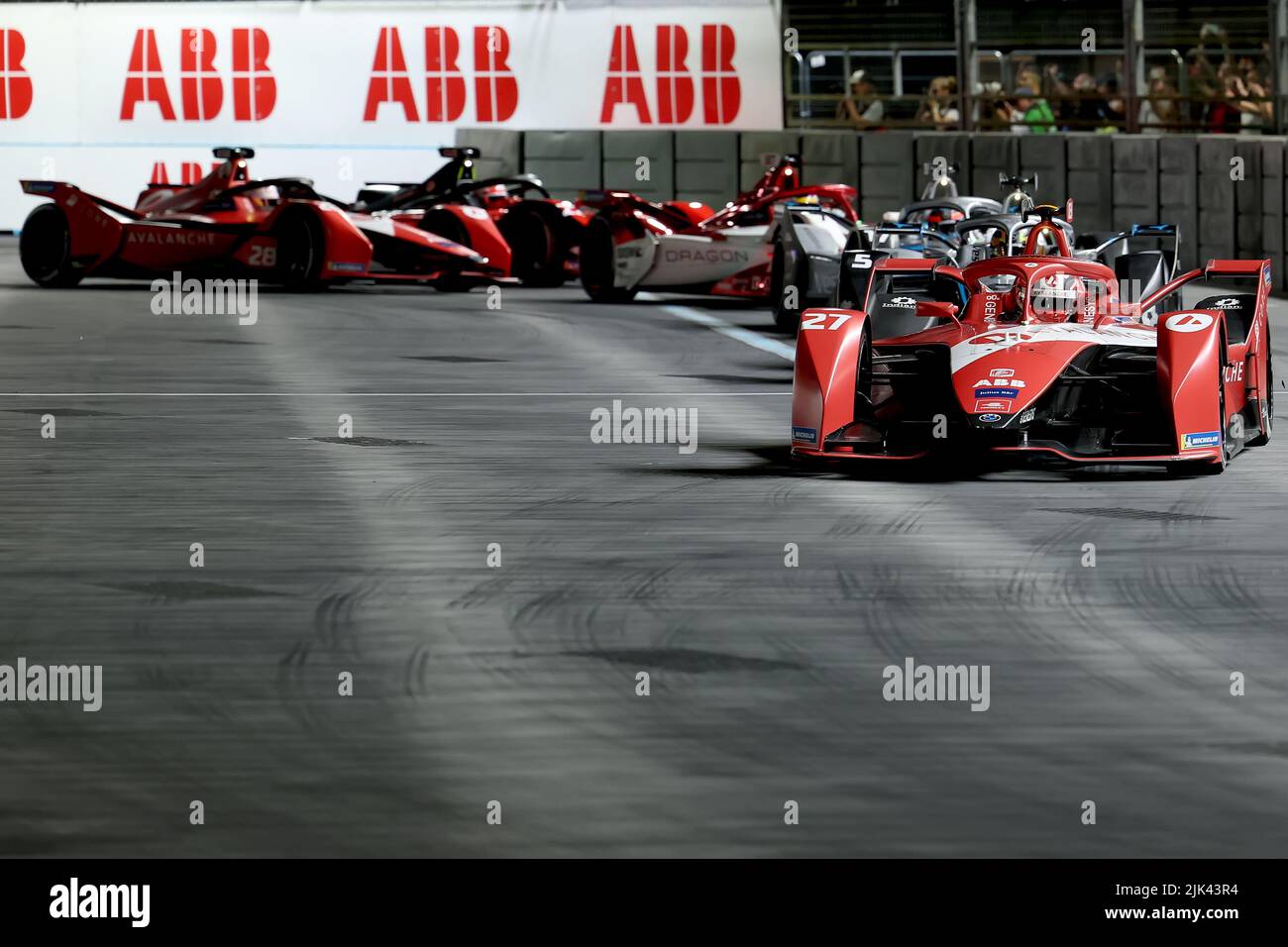 30th July 2022; ExCel E-Prix Circuit, Docklands, London, England; ABB ...