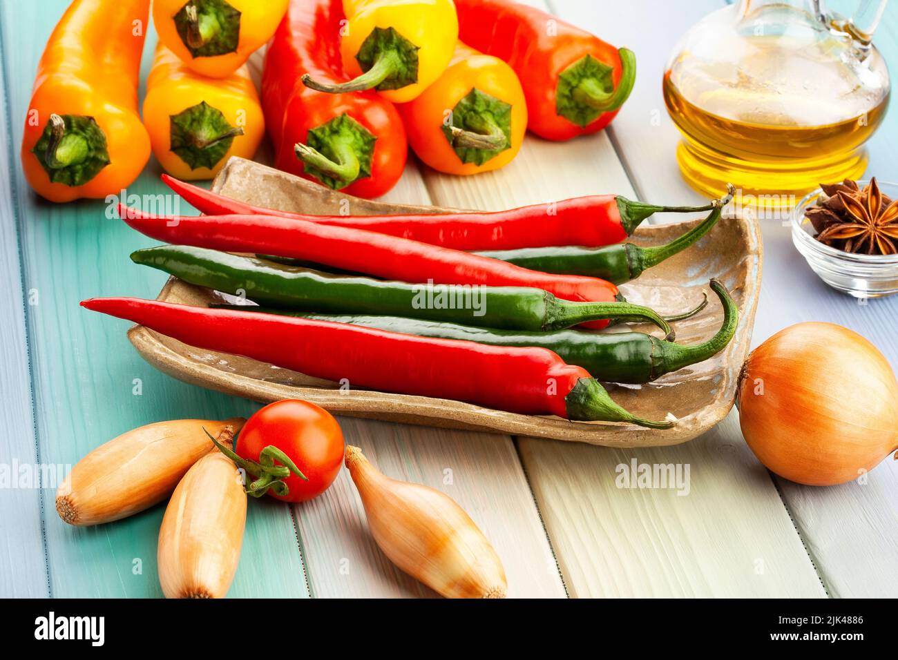 Blue chili pepper hi-res stock photography and images - Alamy