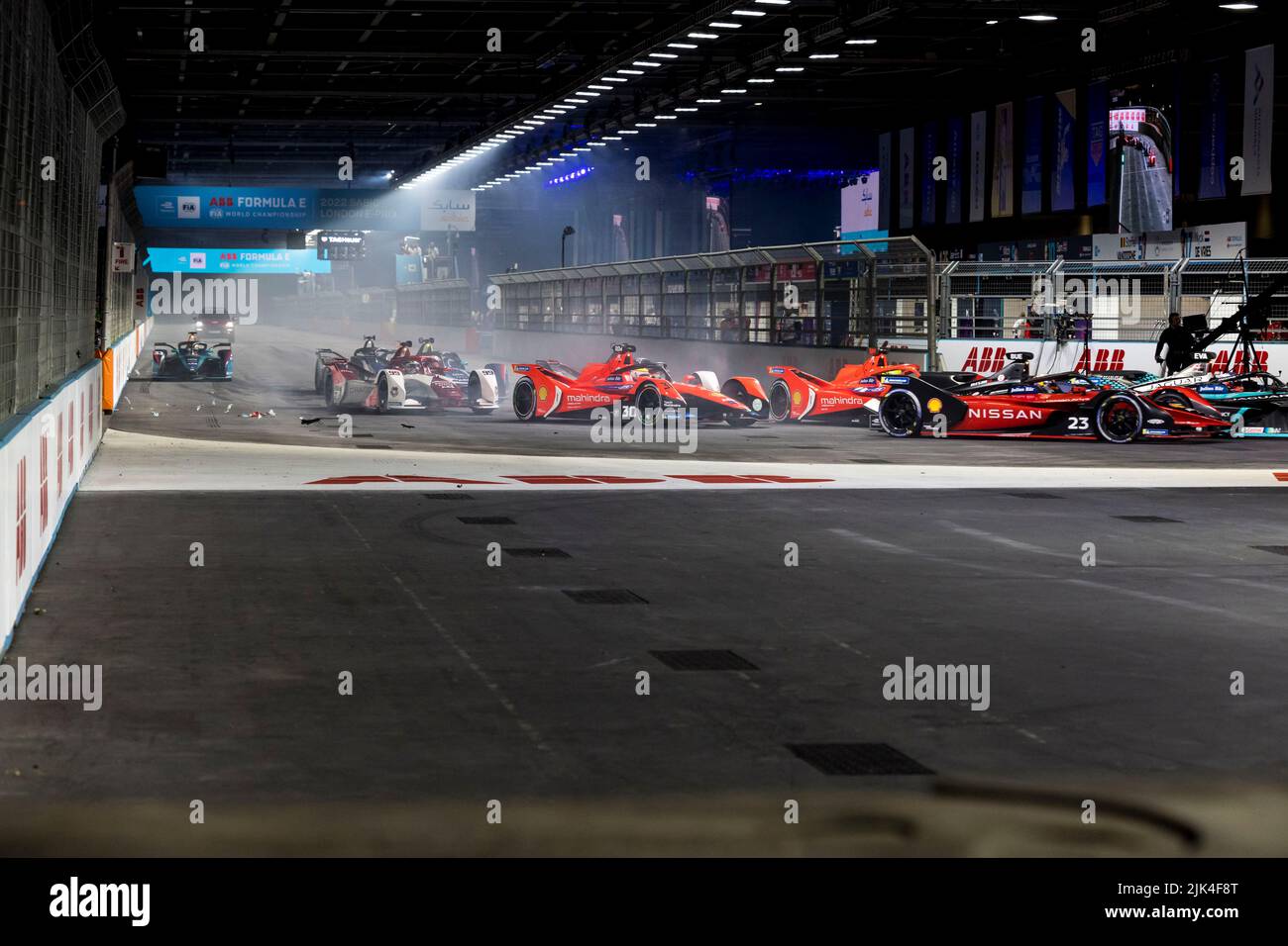 30th July 2022; ExCel E-Prix Circuit, Docklands, London, England; ABB ...