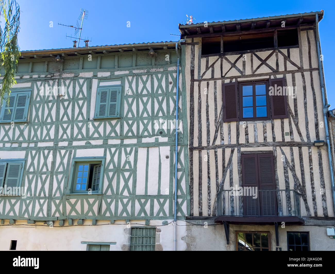 historic period property in Limoges France Stock Photo