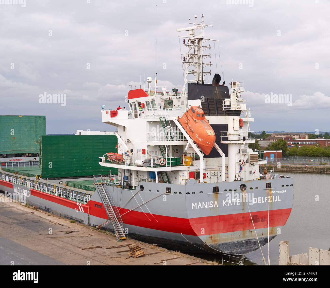 Cargo vessel in port Stock Photo Alamy Cargo vessel in port Stock Photo Alamy