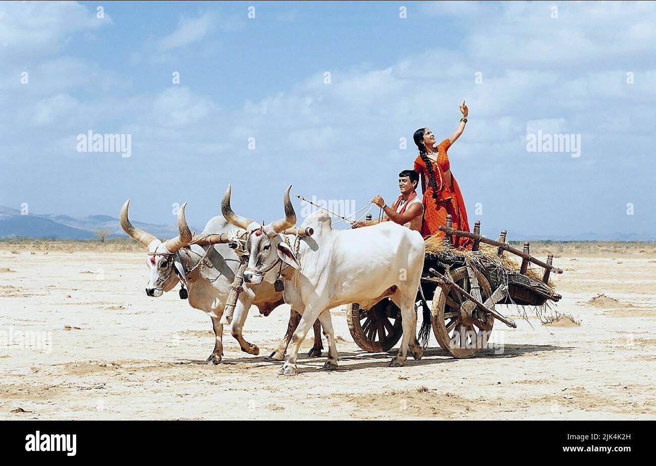 KHAN,SINGH, LAGAAN: ONCE UPON A TIME IN INDIA, 2001 Stock Photo
