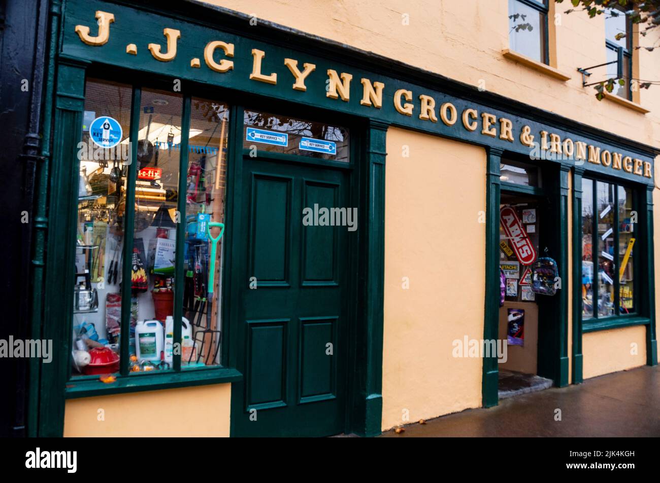 J.J Glynn Grocer and Ironmonger hardware store in Westport, Ireland