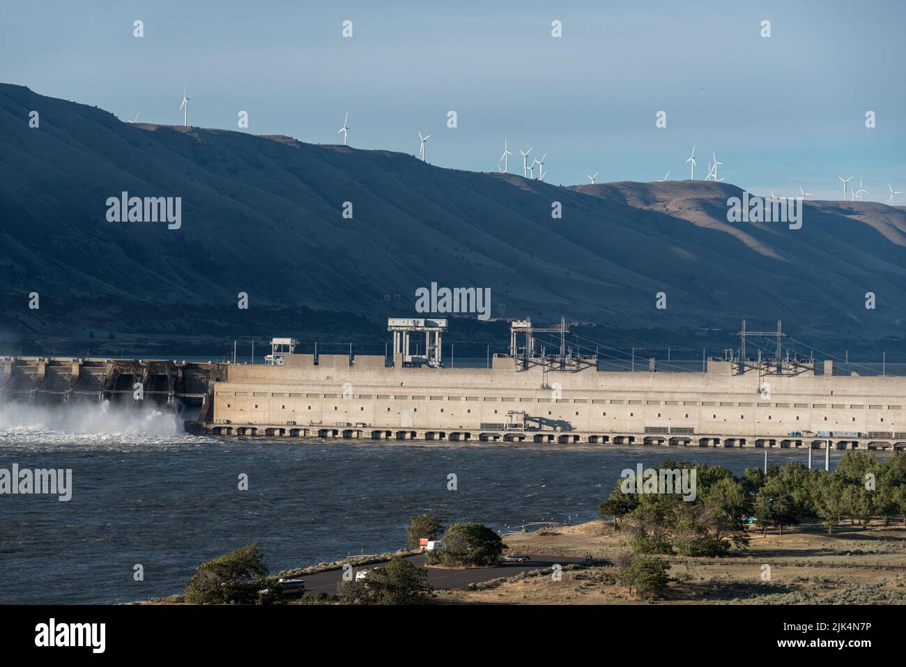 John Day Dam on the Columbia River, Oregon/Washington Stock Photo Alamy