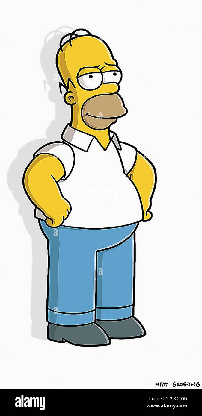 HOMER SIMPSON, THE SIMPSONS MOVIE, 2007 Stock Photo