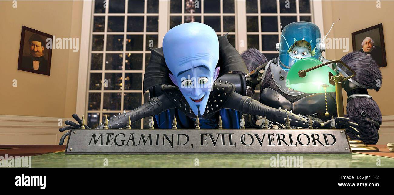 MEGAMIND,MINION, MEGAMIND, 2010 Stock Photo