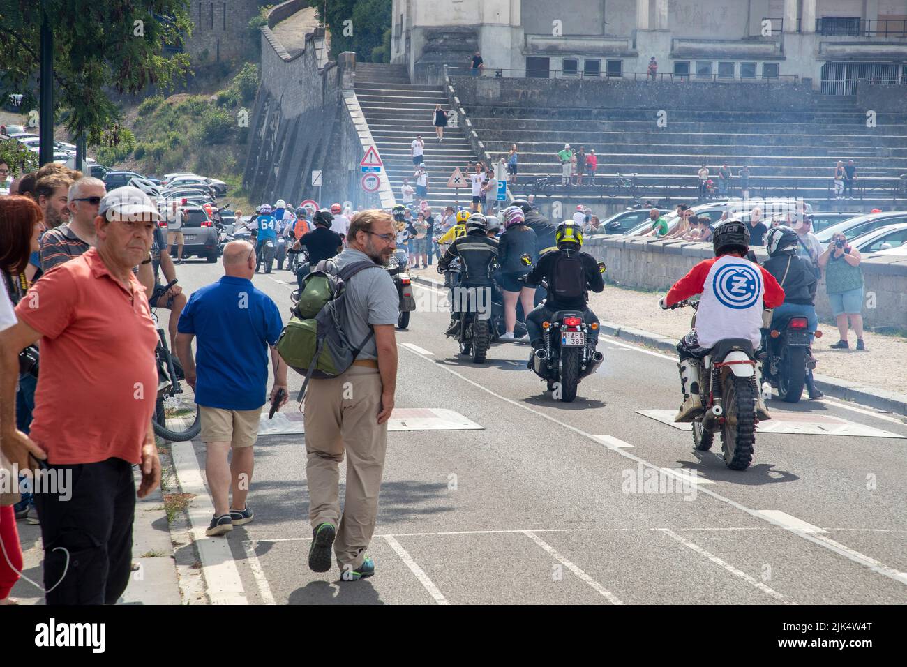 Illustration picture shows a ceremony for the 75th anniversary of the ...