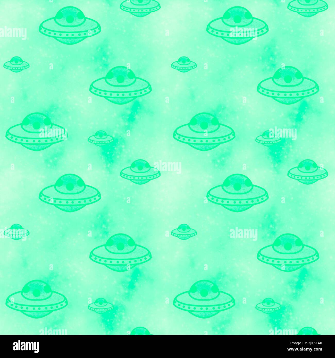 Spaceship seamless ufo pattern for kids and clothes print and ...
