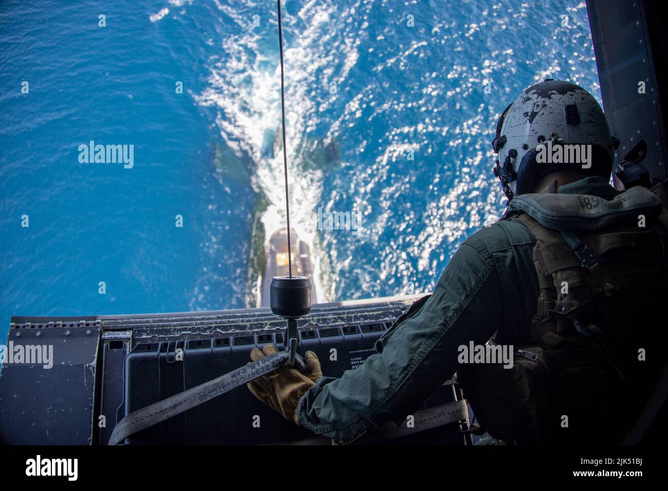 U.S. Marine Corps Cpl. Colton Davis, a crew chief with Marine Medium ...