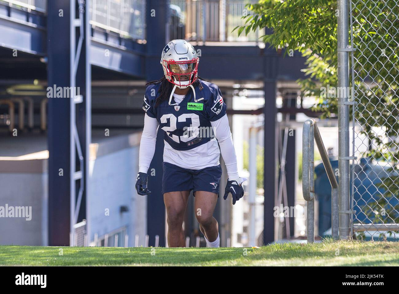 Gillette Stadium. 30th July, 2022. MA, USA; New England Patriots safety