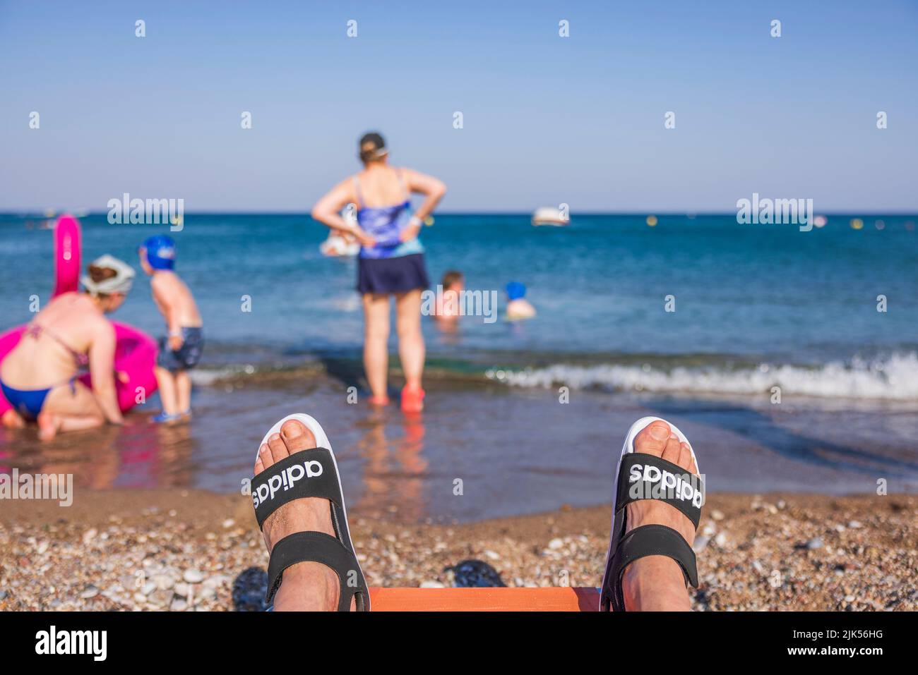 Adidas sandals hi-res stock photography and images - Alamy