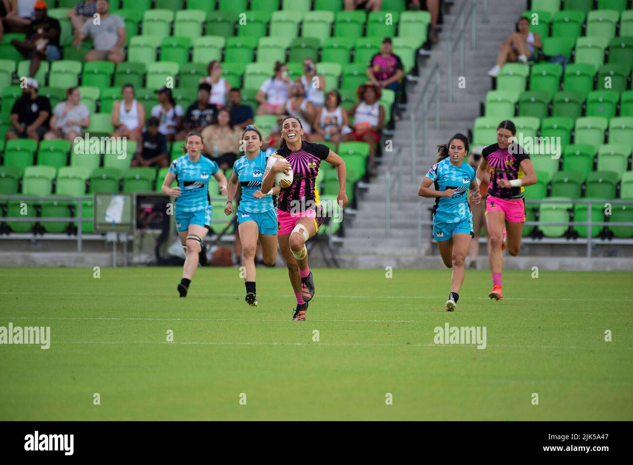 July 30, 2022 Headliners Rugby player Grace Kukutai (6) in action