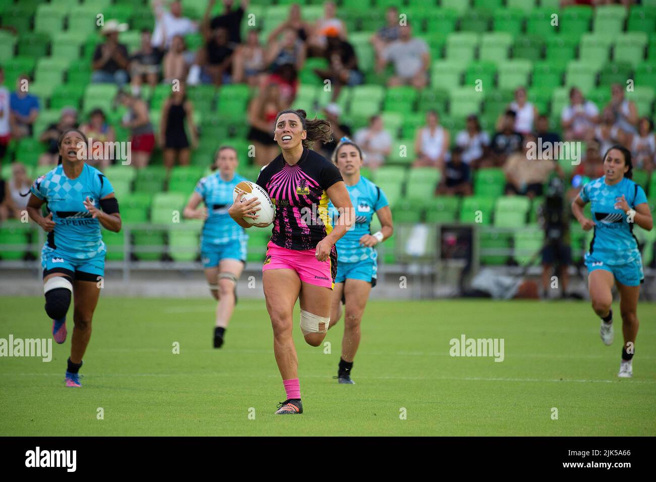 July 30, 2022 Headliners Rugby player Grace Kukutai (6) in action