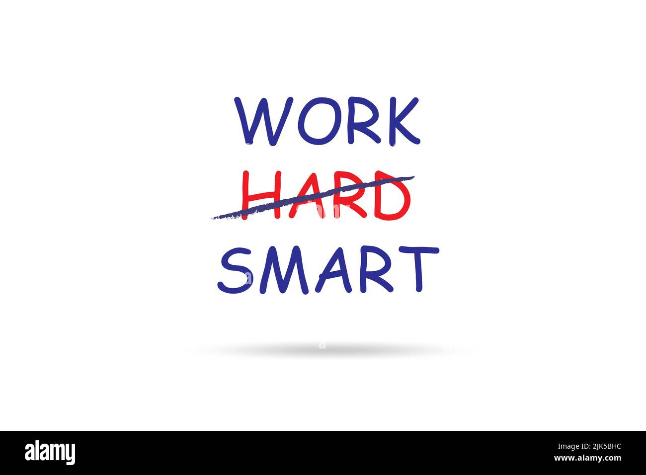 Concept of working smart but not hard Stock Photo - Alamy
