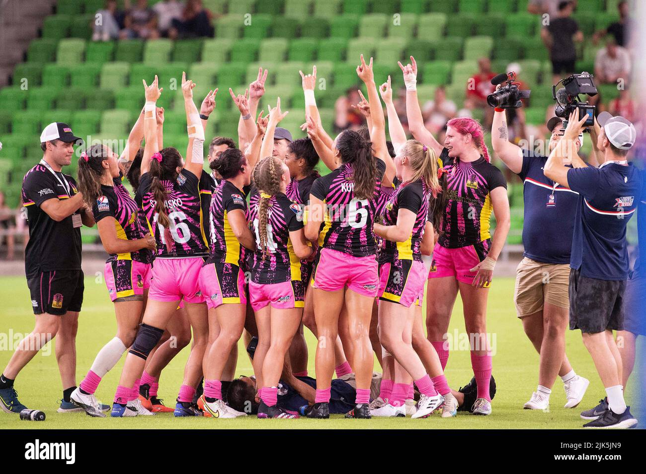 July 30, 2022 Headliners WomenÕs Rugby team take the championship win