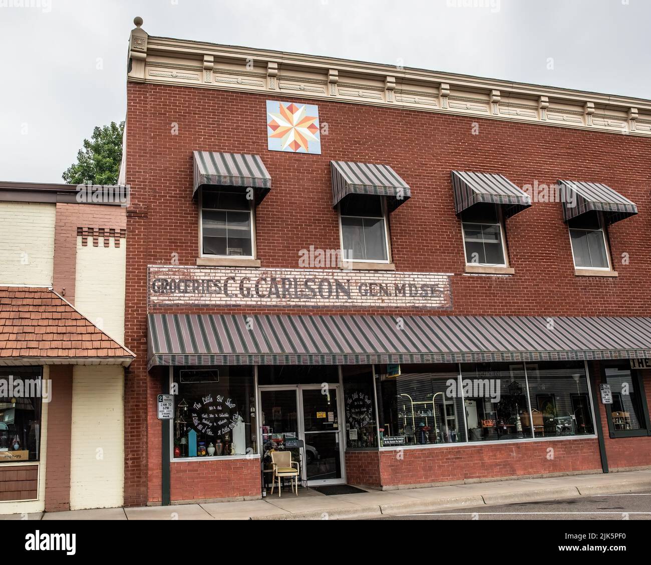Little Bit thrift shop in a historic building in downtown Center City