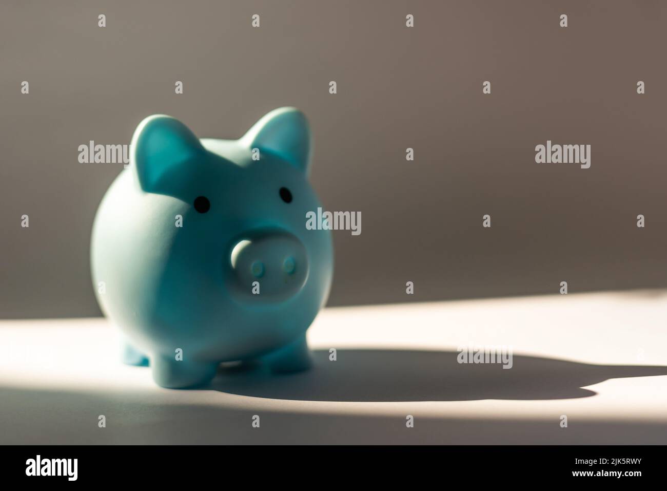 Simple Piggy Bank With Expressions Sad, Crying Stock Photo Alamy
