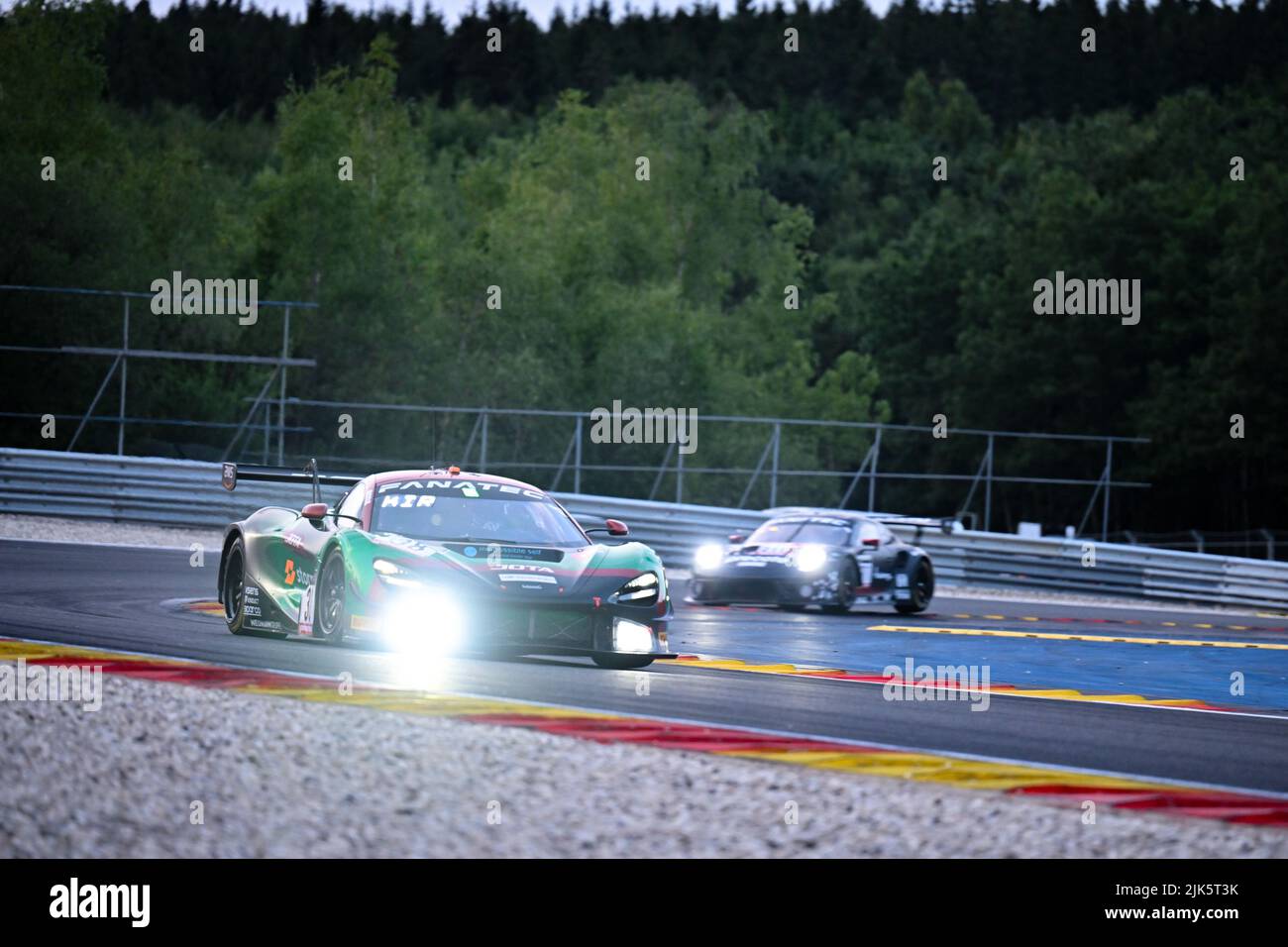 Spa Francorchamps, Belgium. 30th July, 2022. Marvin Kirchhofer, Oliver Wilkinson, Rob Bell Jota McLaren 720S GT3 Credit: Independent Photo Agency/Alamy Live News Stock Photo