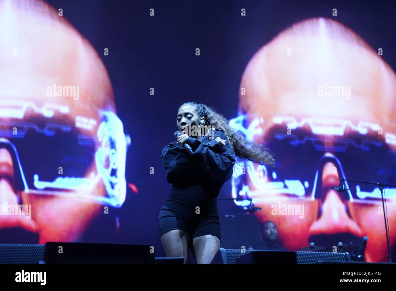 Black Eyed Peas performing during LooseFest 2022 at Newcastle's Town Moor. Picture date: Saturday July 30, 2022. Stock Photo