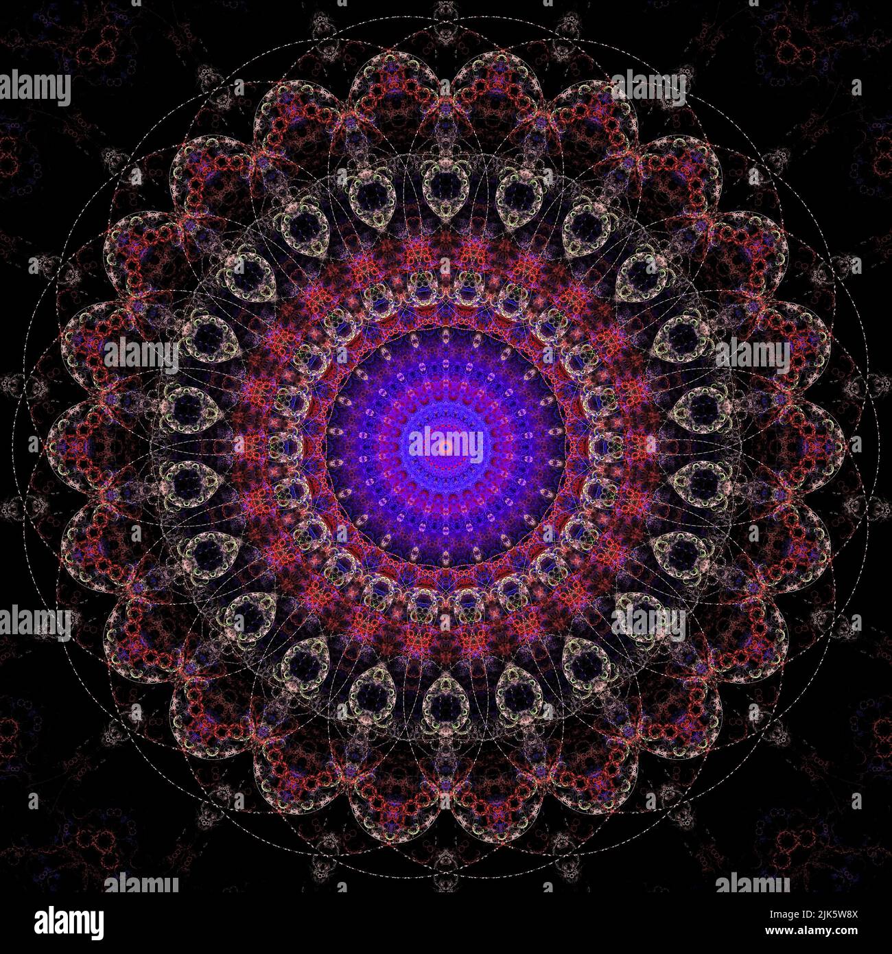Indian Mandala Art Stock Photo Alamy