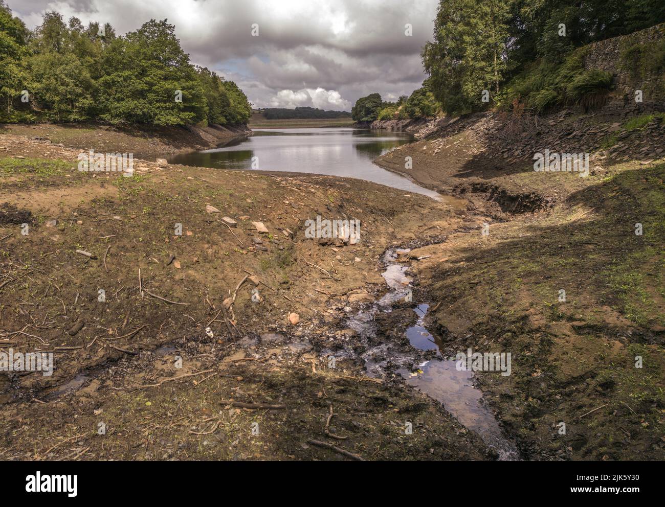 File photo daed 26/7/2022 of low water levels at Holme Styes reservoir