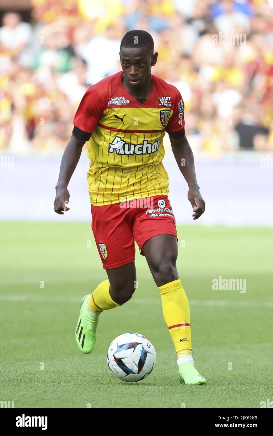 Ithaca Onderhoud efficiënt David Pereira Da Costa of Lens during the pre-season friendly football  match between RC Lens (RCL) and West Ham United FC on July 30, 2022 at  Stade Bollaert-Delelis in Lens, France -