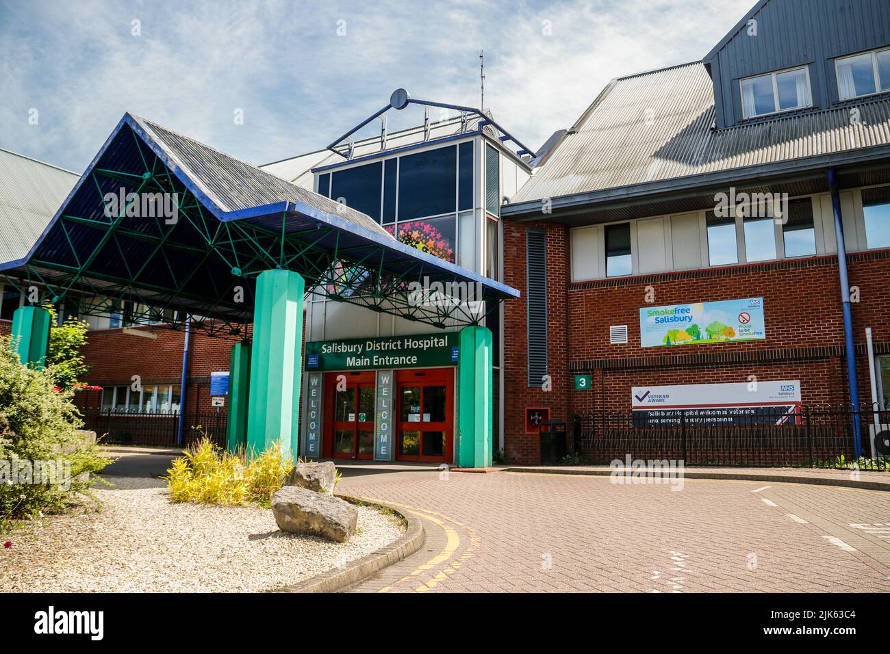 Salisbury, Wiltshire, UK May 27, 2020 Salisbury District Hospital