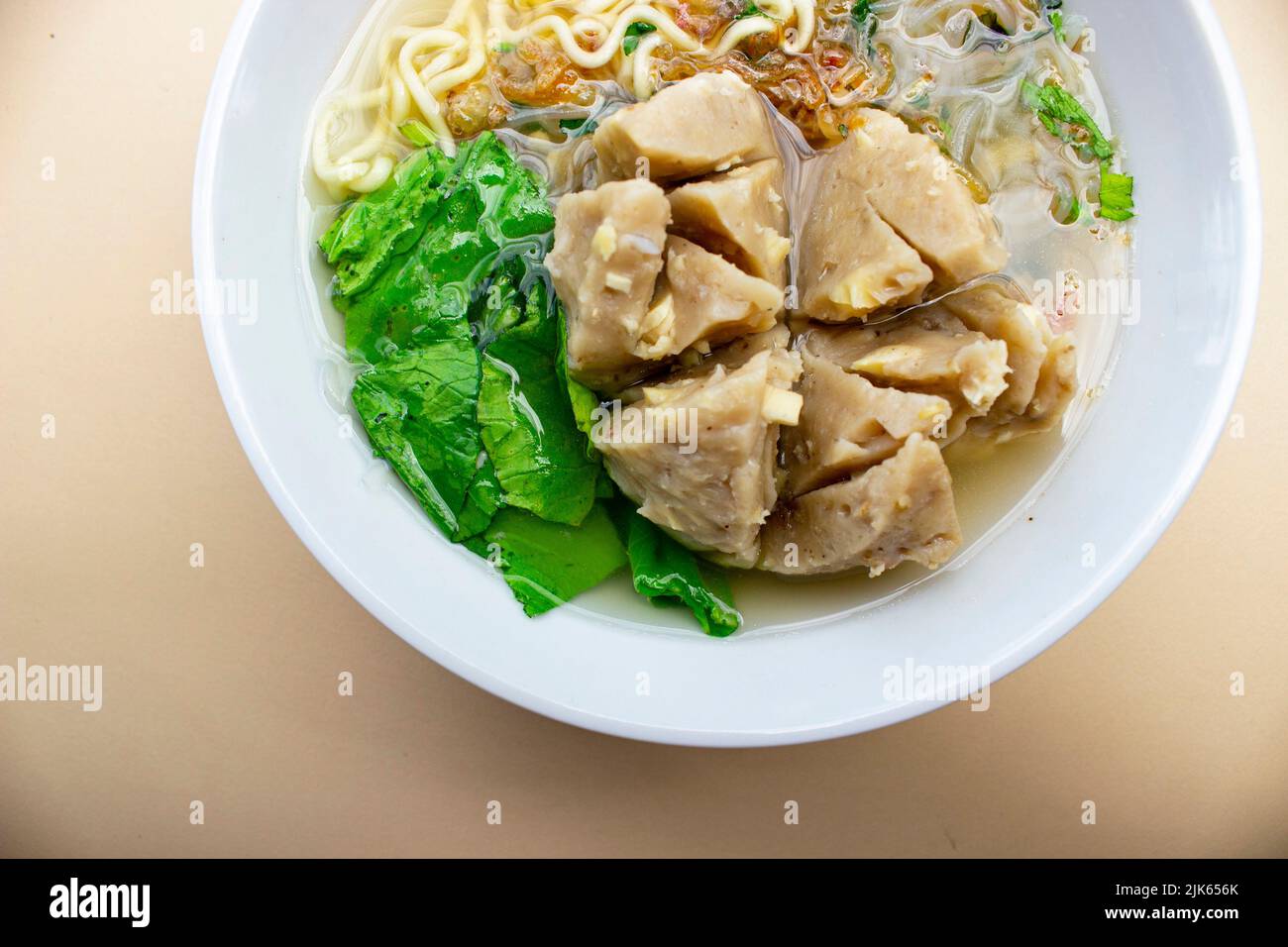 Bakso urat or meatball muscles is popular traditional food made from