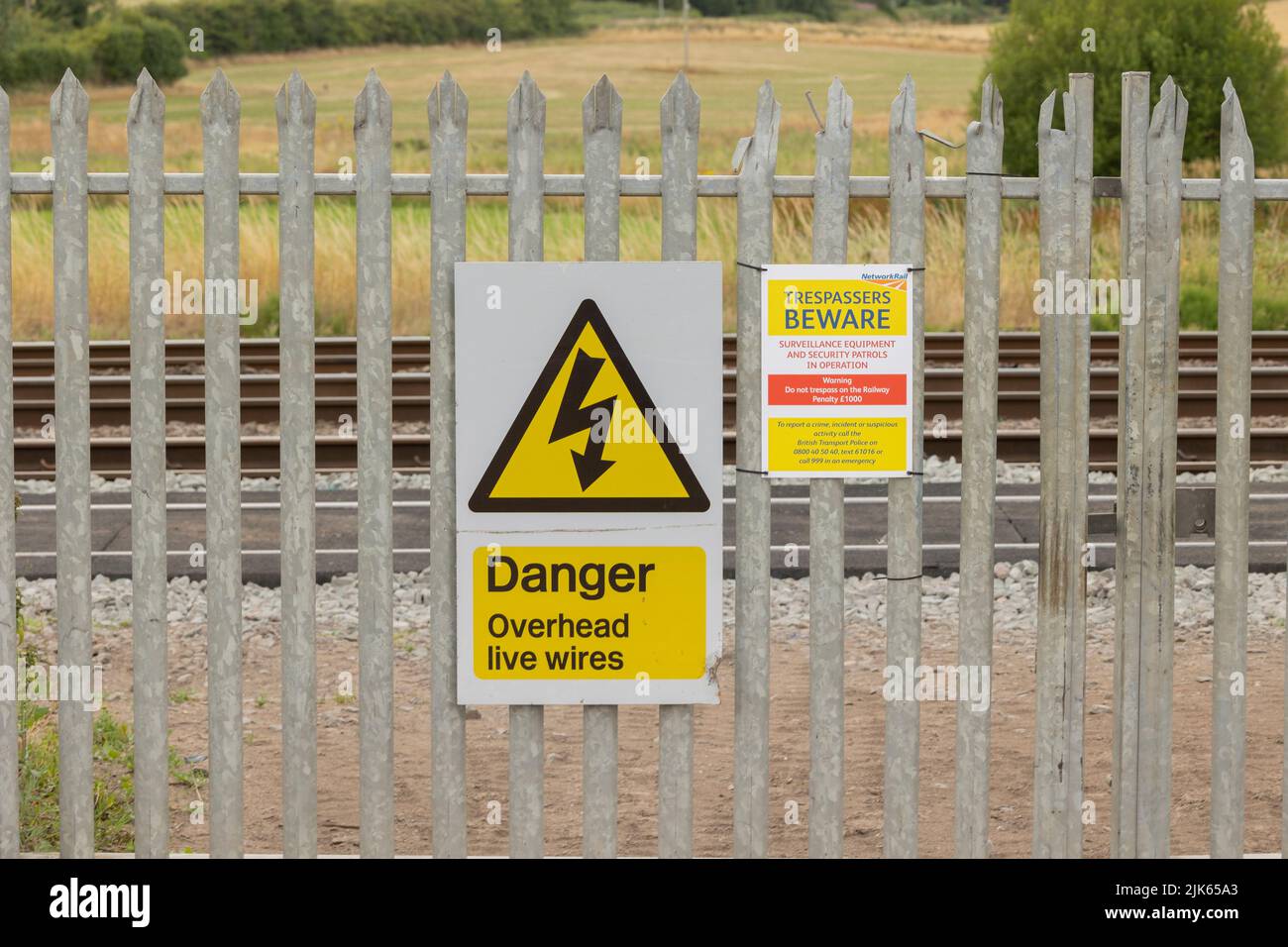 Danger - Live Wire Overhead – Western Safety Sign