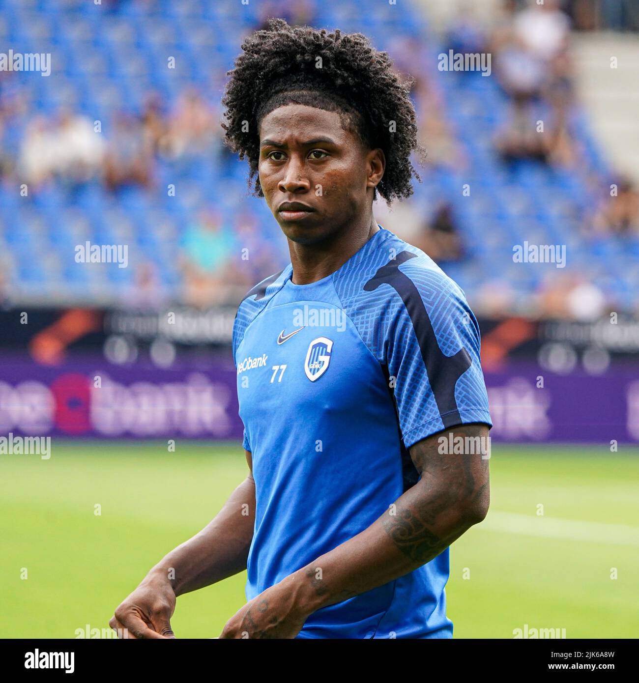 GENK, BELGIUM JULY 31 Angelo Preciado of KRC Genk during the Pro