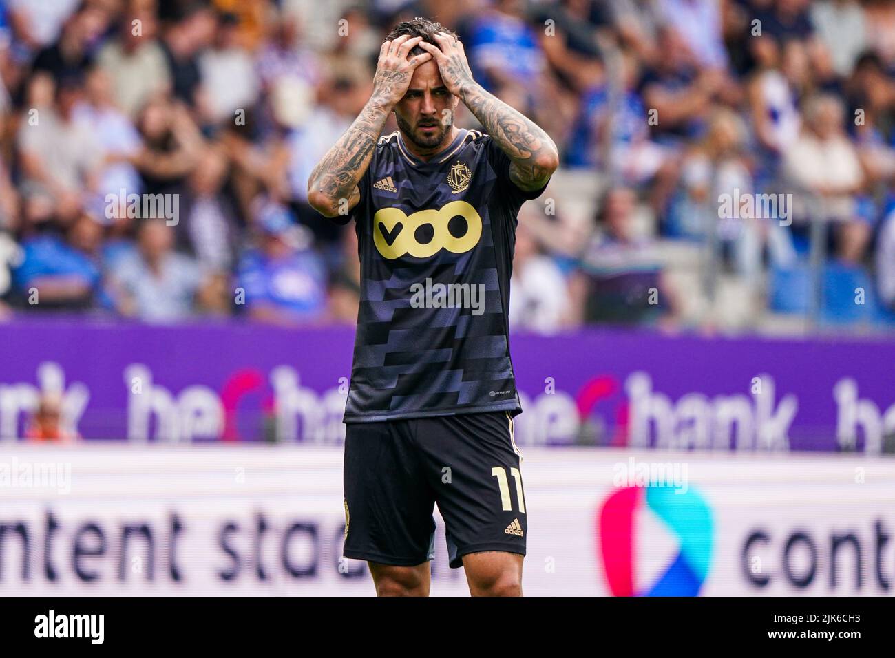 GENK, BELGIUM JULY 31 Aron Donnum of Standard de Liege during the