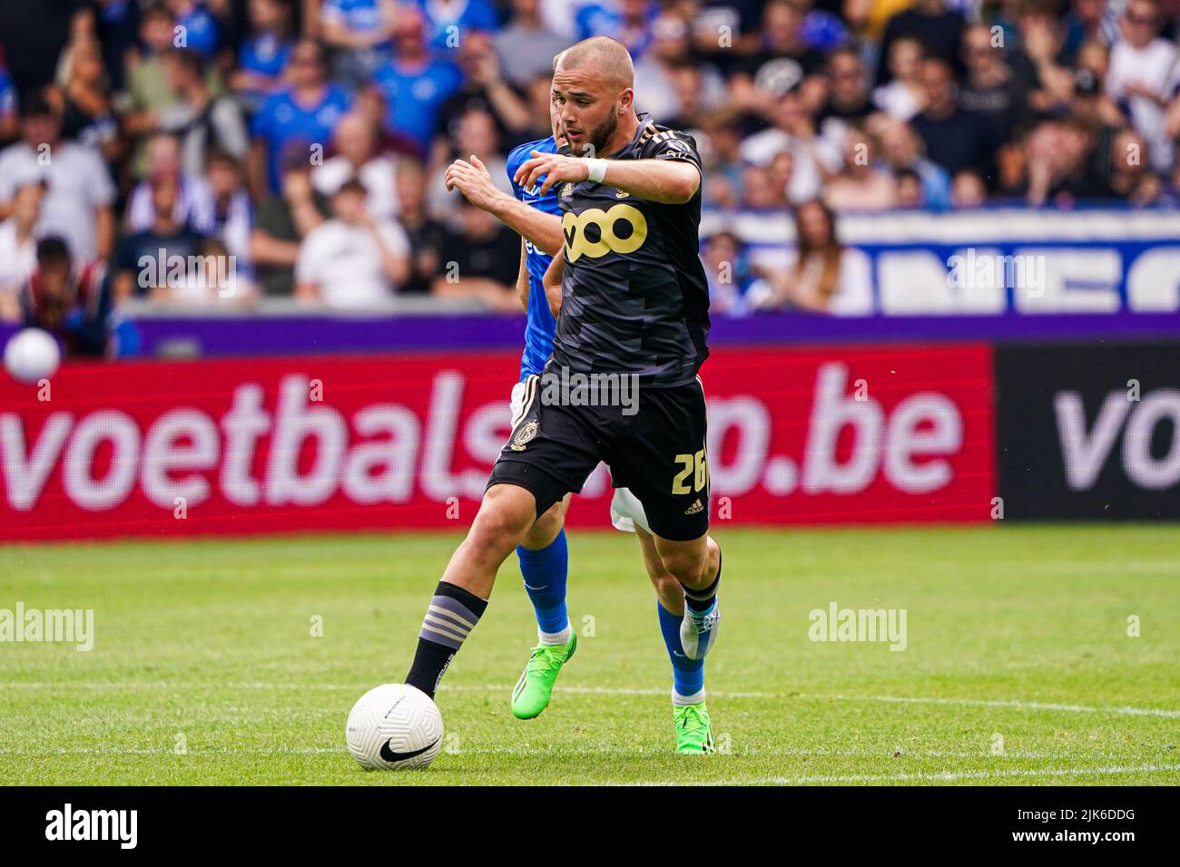 GENK, BELGIUM JULY 31 Nicolas Raskin of Standard de Liege during the Pro League match between
