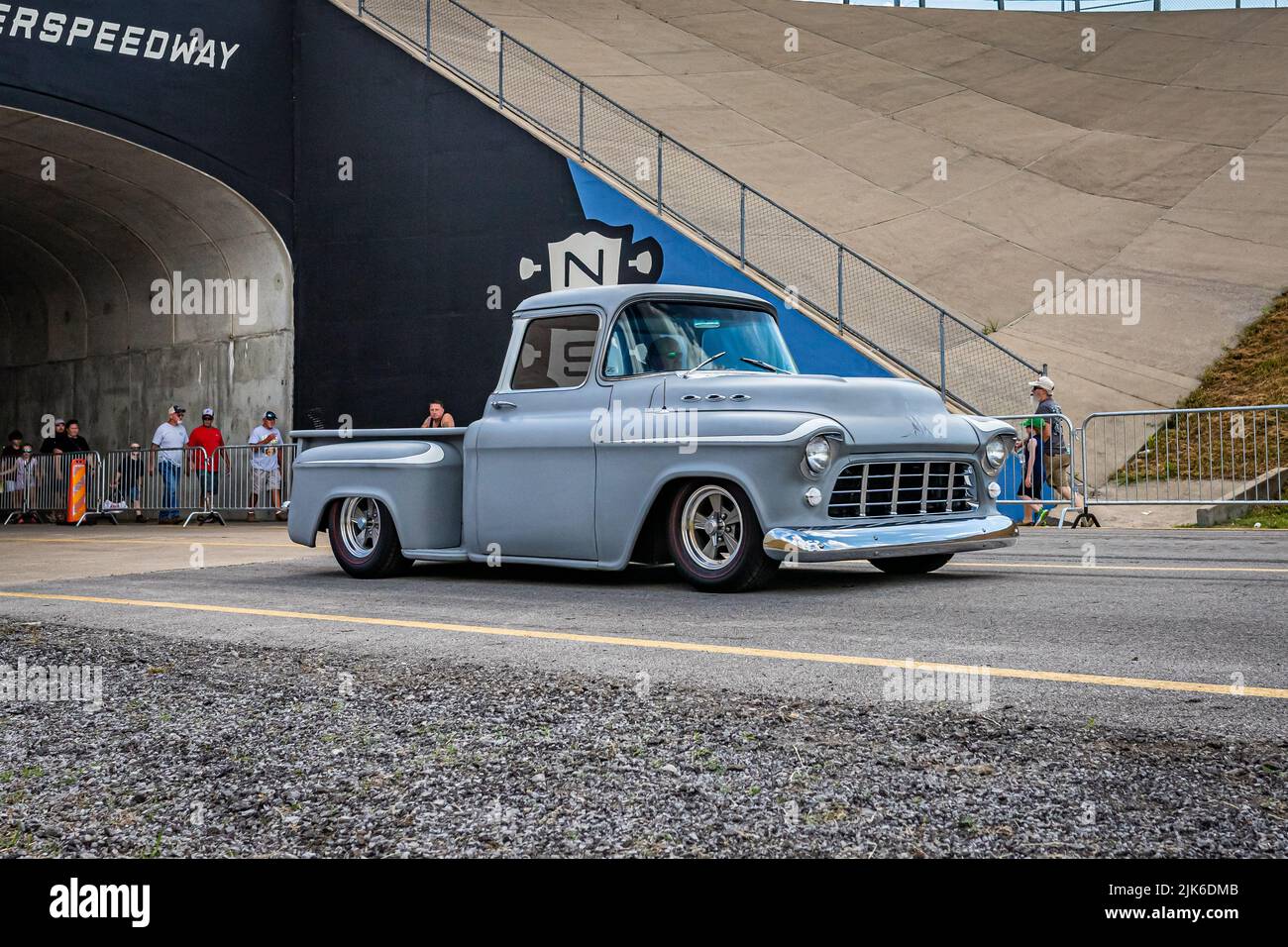 Lebanon, TN May 14, 2022 Wide angle front corner view of a 1956