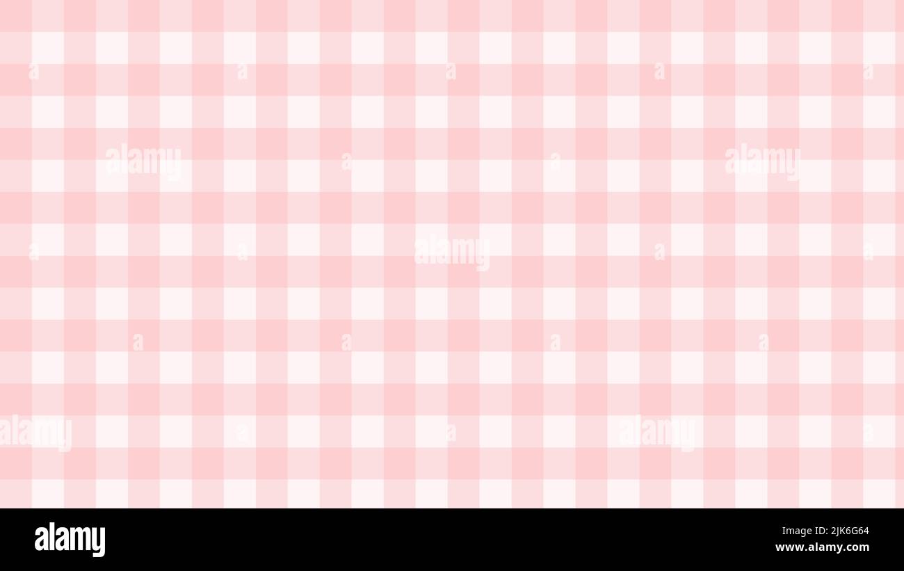 cute pastel pink gingham, checkers, plaid, aesthetic checkerboard wallpaper  illustration, perfect for wallpaper, backdrop, postcard, background for yo  Stock Photo - Alamy