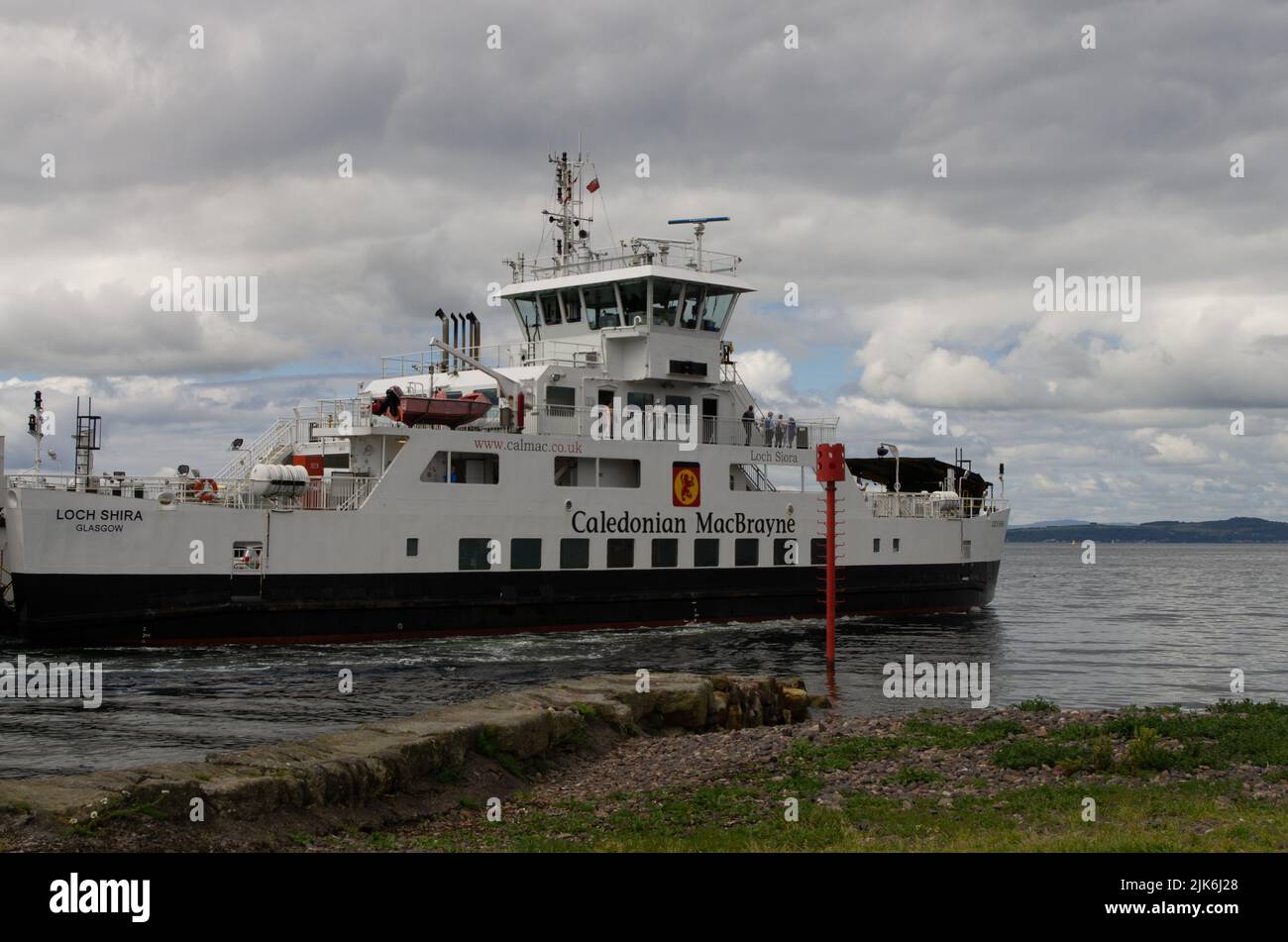 Ferry boat from Largs to Millport Stock Photo