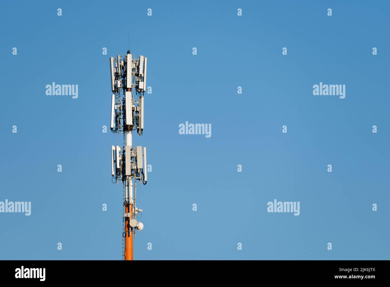 5G Antenna in work at daylight Stock Photo Alamy