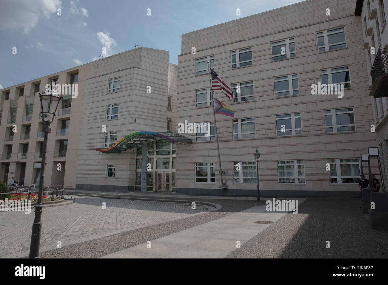 Us embassy pride flag hi-res stock photography and images - Alamy