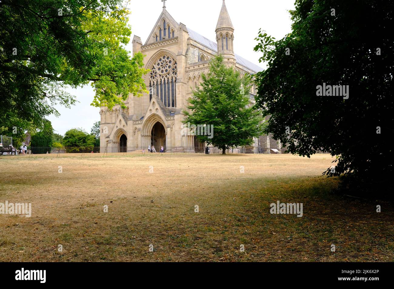 St Albans Cathedral, Hertfordshire Stock Photo