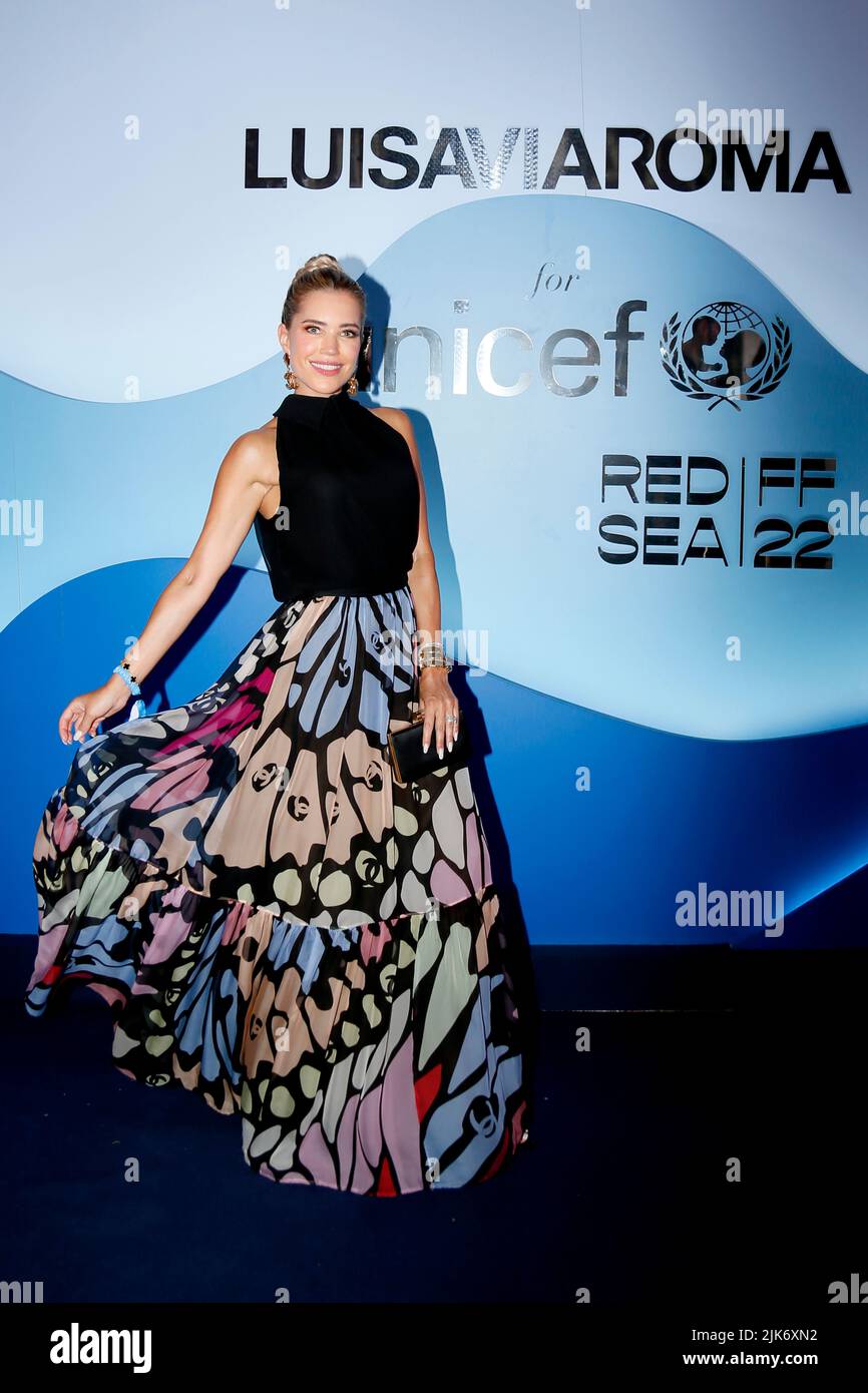 Capri, LuisaViaRoma Red Carpet for Unicef 2022. Pictured: Sylvie Meis