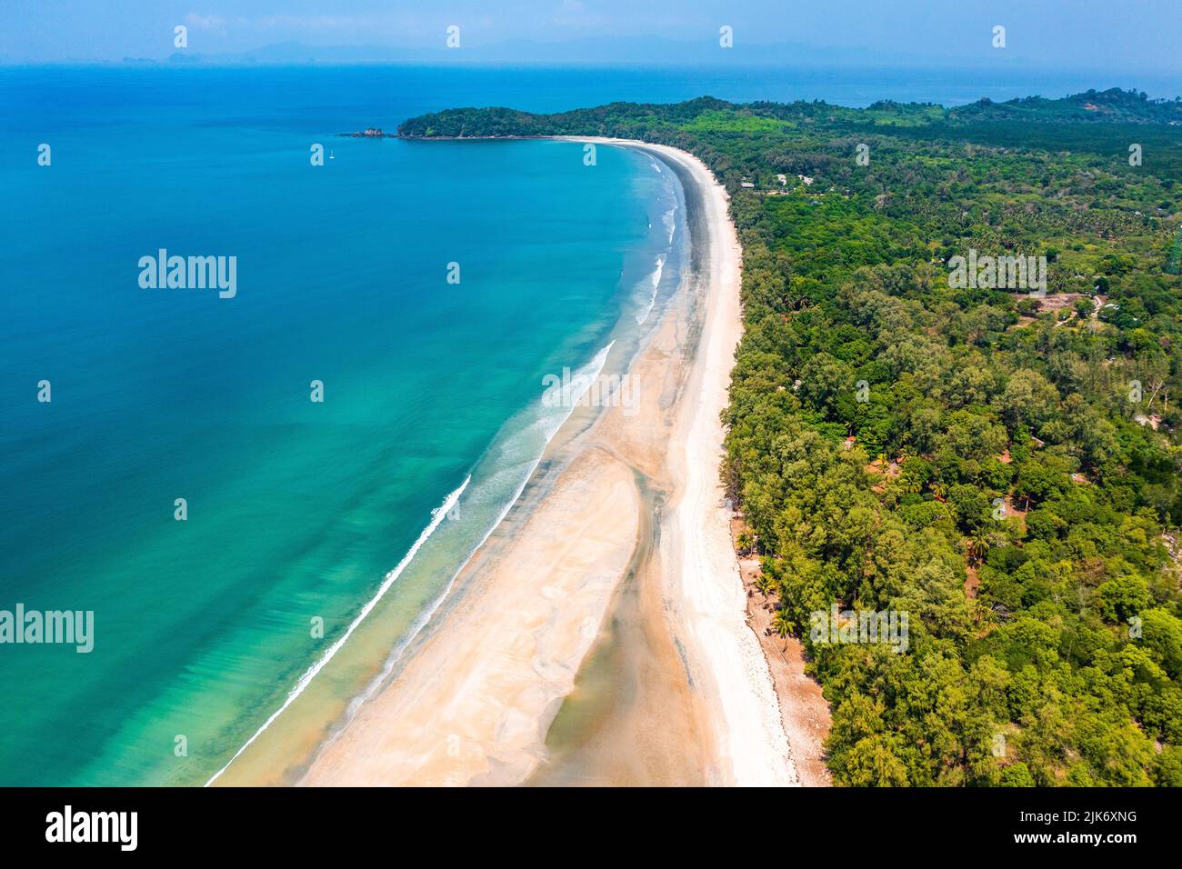 Aerial view of Koh Phayam beach in Ranong, Thailand Stock Photo Alamy