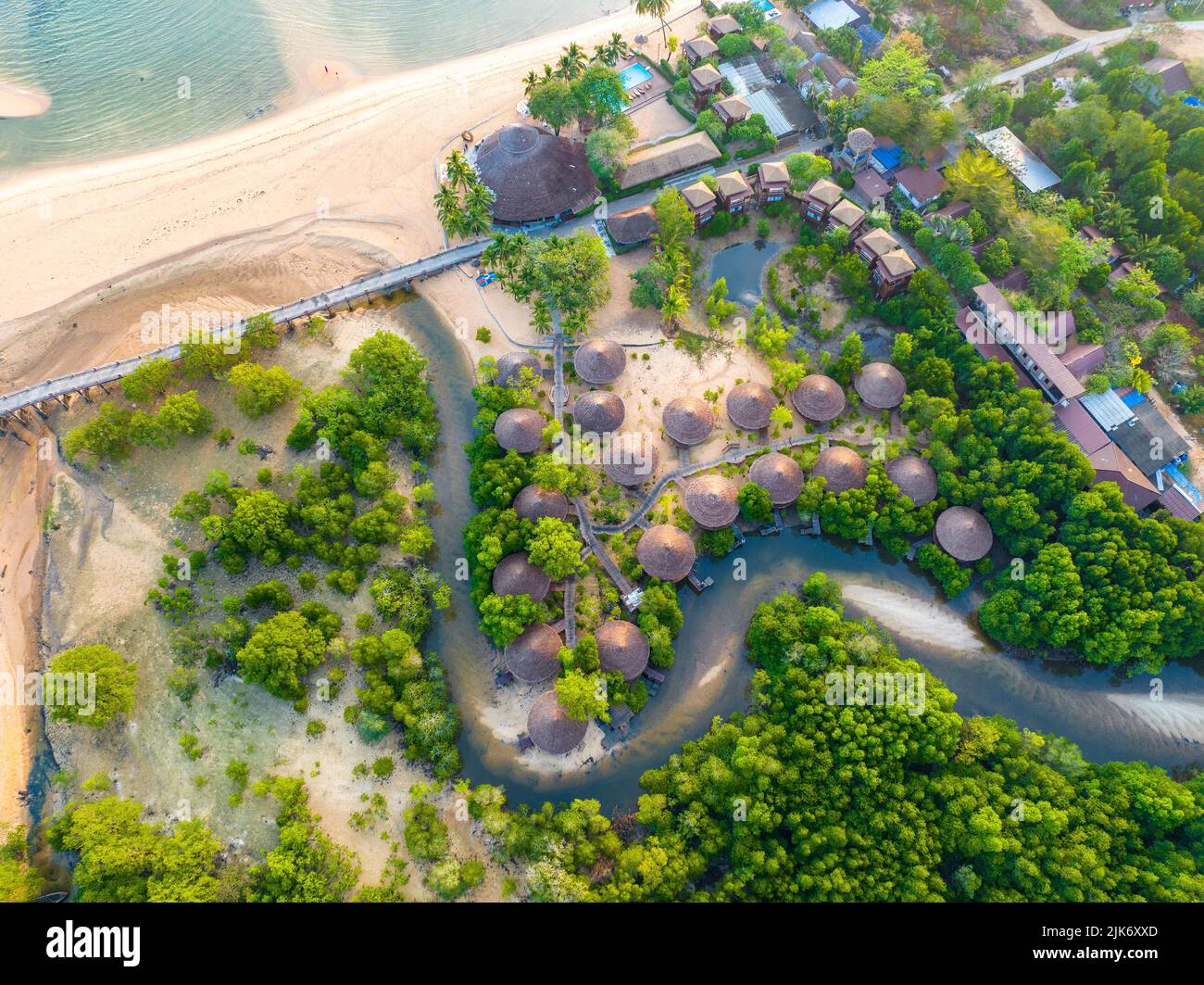 Aerial view of Koh Phayam beach in Ranong, Thailand Stock Photo Alamy