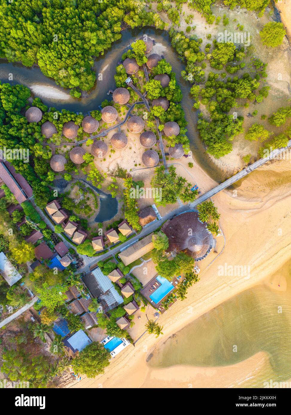 Aerial view of Koh Phayam beach in Ranong, Thailand Stock Photo Alamy