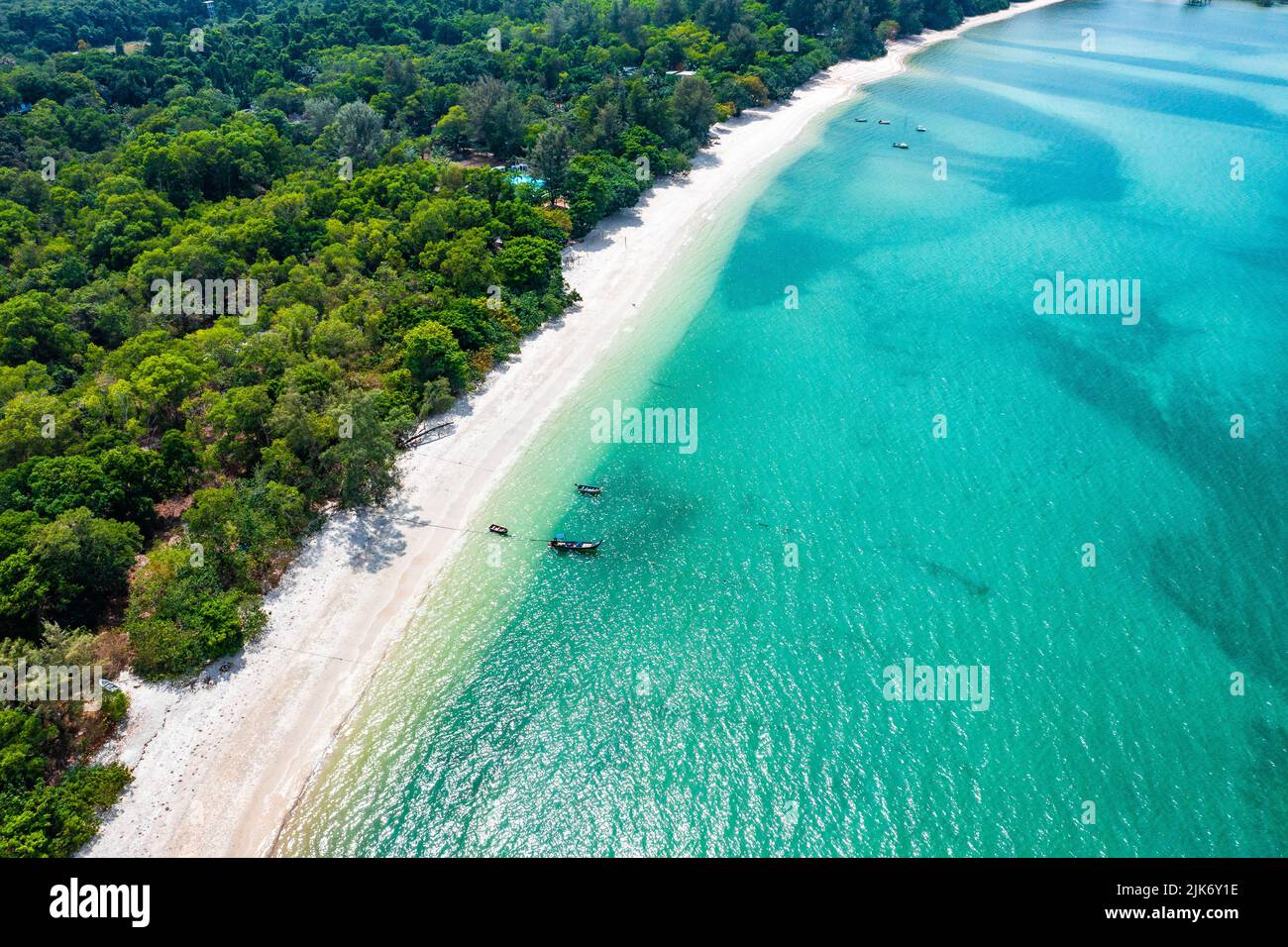 Aerial view of Koh Phayam beach in Ranong, Thailand Stock Photo Alamy