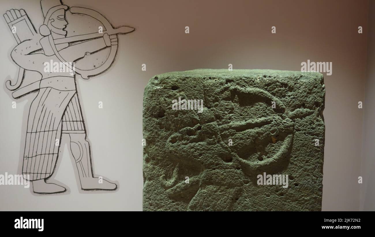 Eye Idol, Sanliurfa Archaeological Museum, Turkey Stock Photo