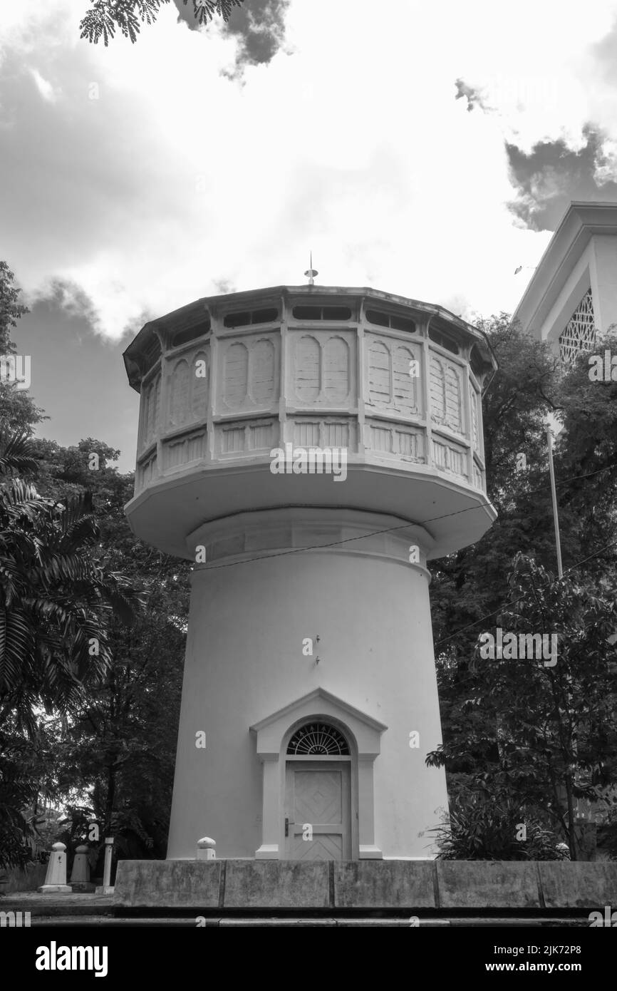 Photo of the Dutch water tower building, Aceh, Indonesia. Stock Photo