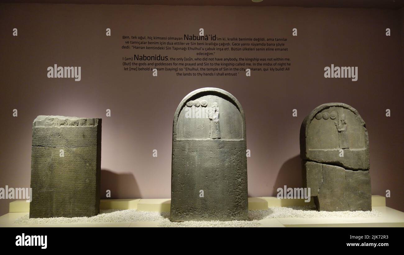 King Nabonid, Sanliurfa Archaeological Museum, Turkey Stock Photo Alamy