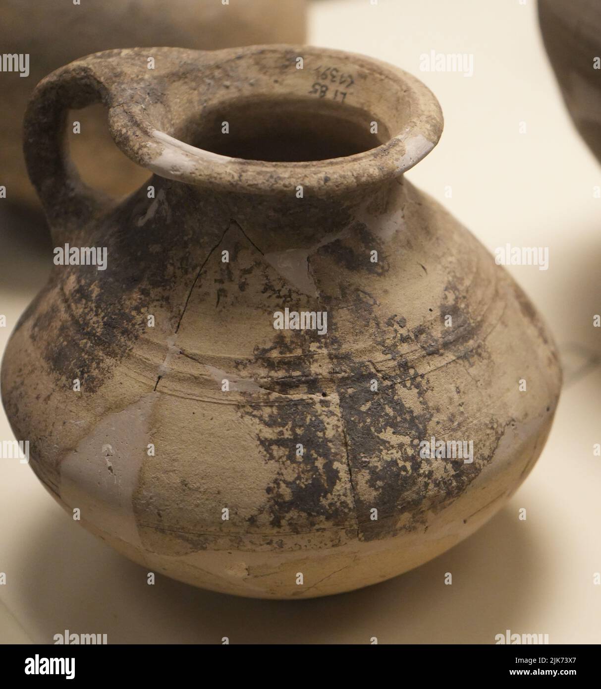 Ceramic of Lidar Hoyuk, Sanliurfa Archaeological Museum, Turkey. Stock Photo