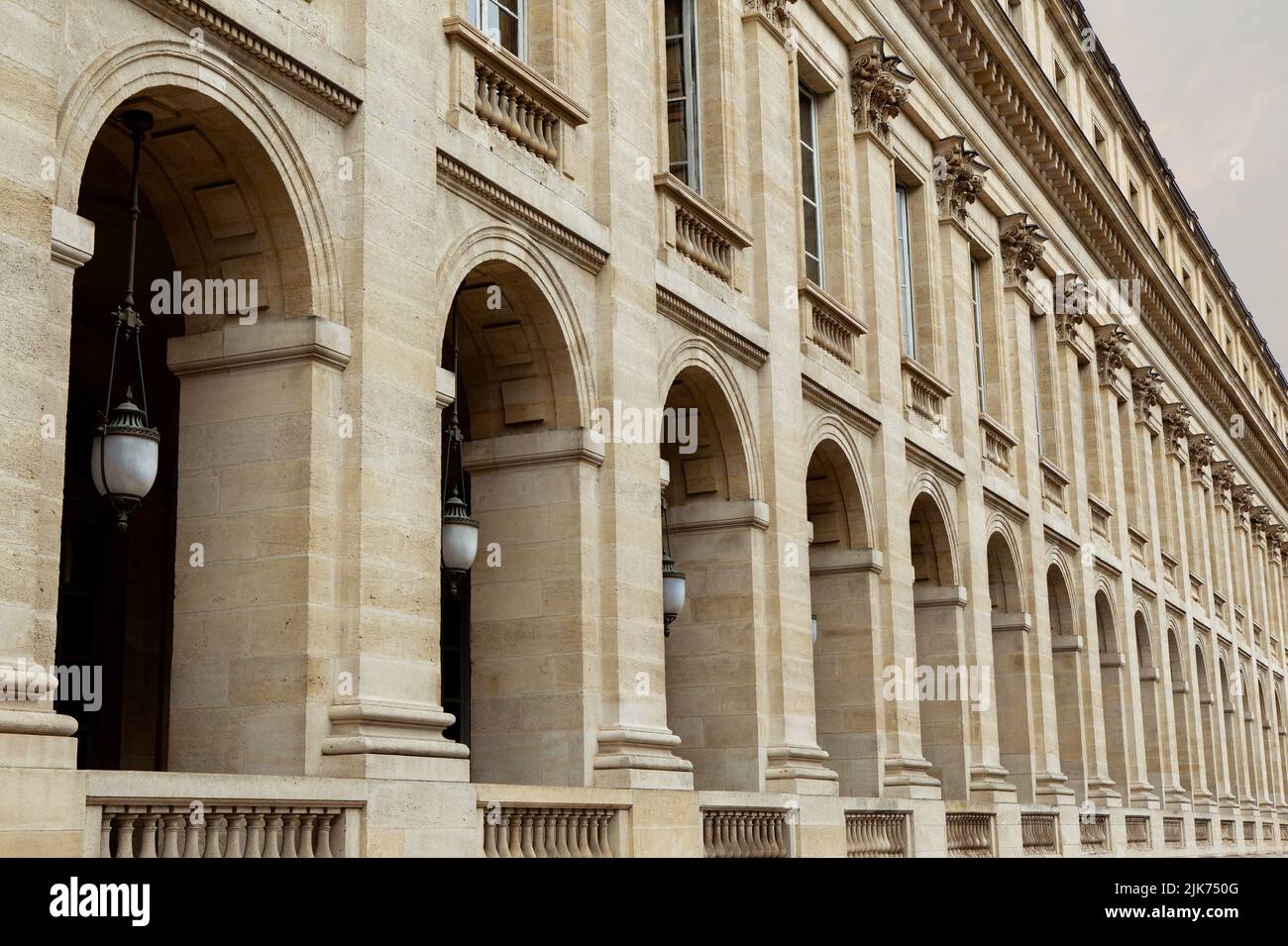 Side of Opera building in Bordeaux France Stock Photo