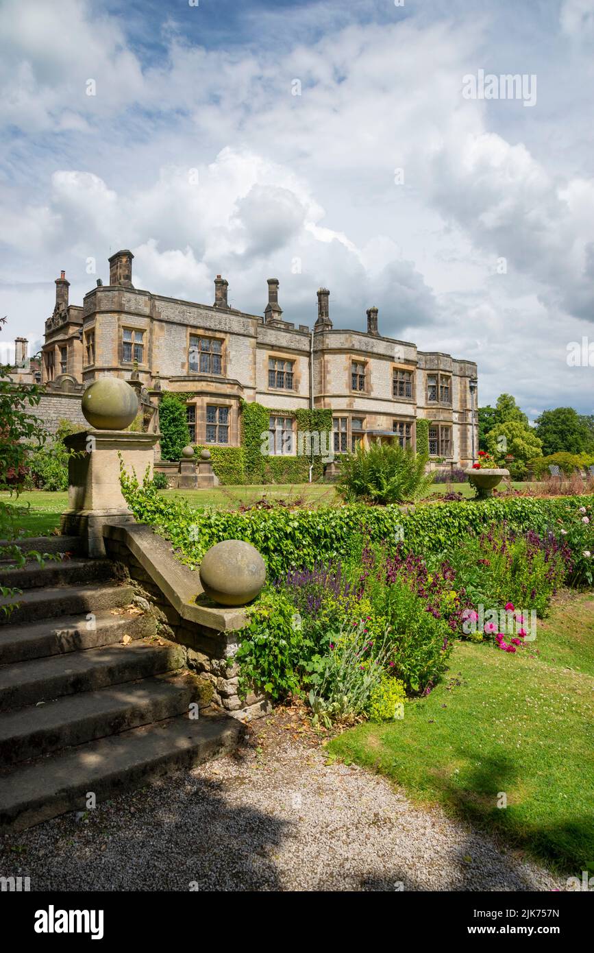 Thornbridge Hall and gardens near Bakewell in the Peak District
