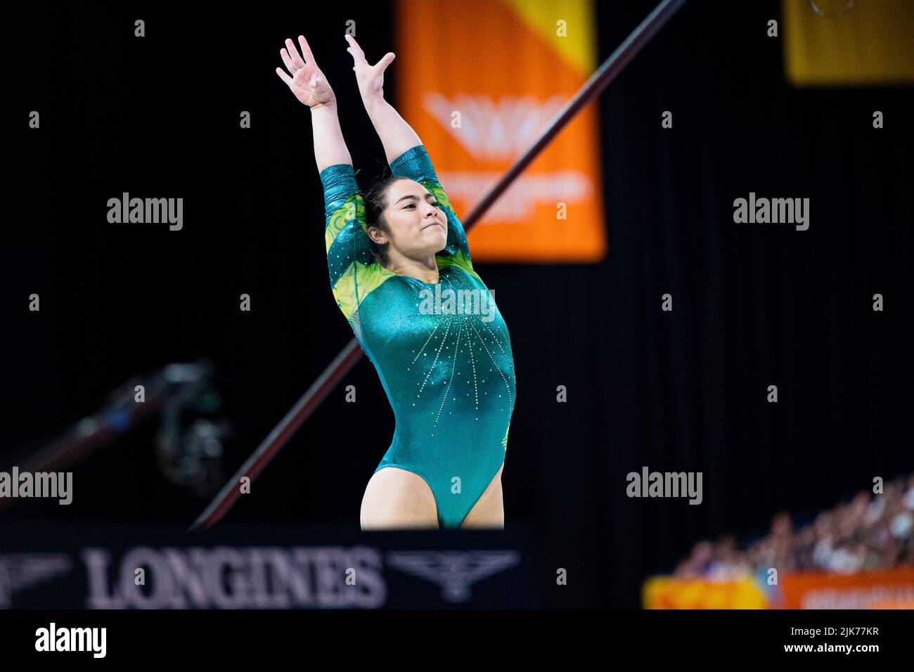 Birmingham, UK. 31 Jul, 2022. Georgia GODWIN (AUS) won the Artistic Gymnastics Women’s All-Around - Final of Birmingham 2022 - Commonwealth Games at Birmingham Arena on Sunday, July 31, 2022 in Birmingham, UK. Credit: Taka Wu/Alamy Live News Stock Photo